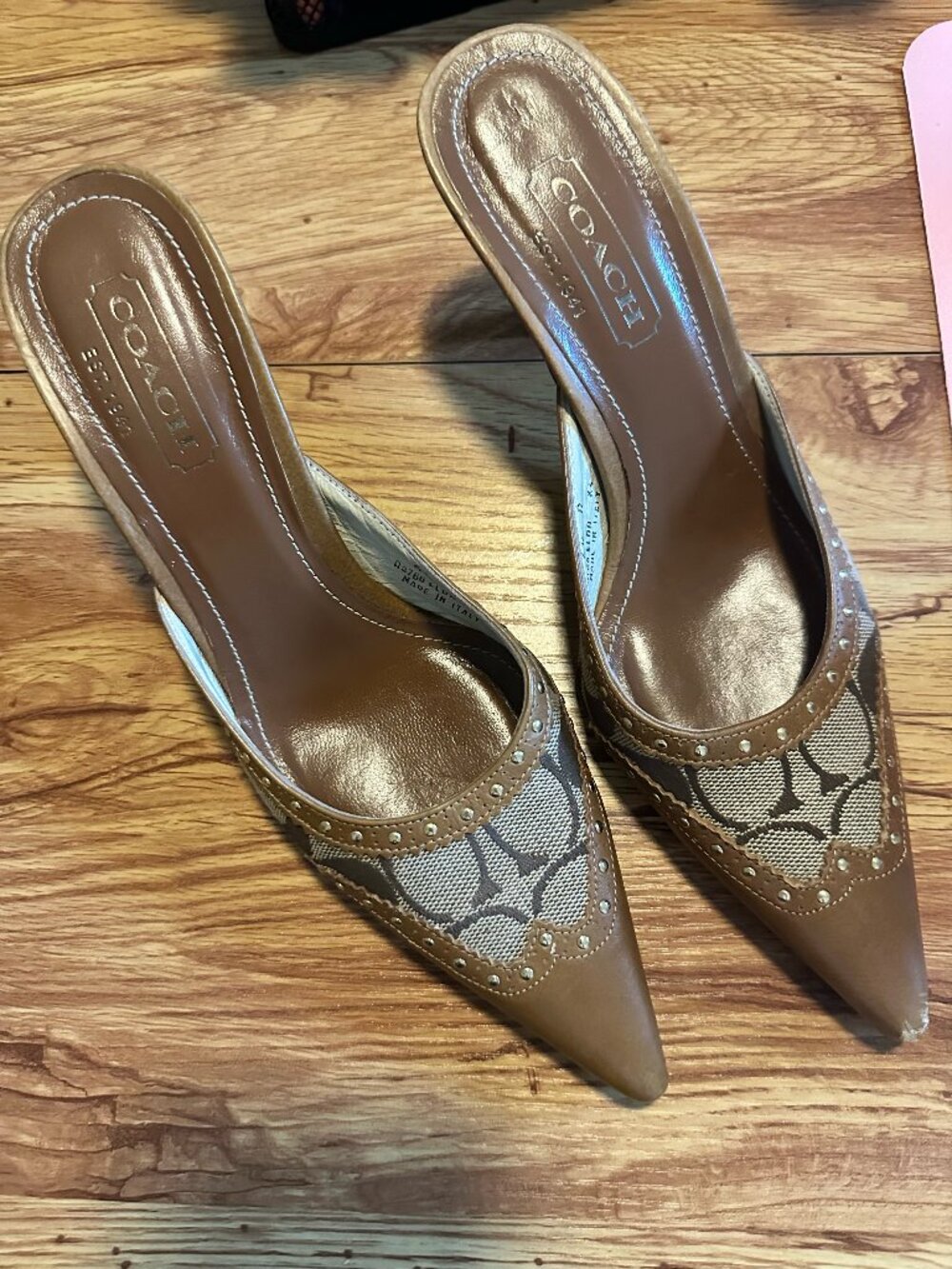 Coach Vintage Kitty Heel/ Mule